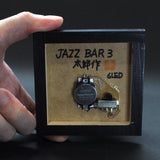Cubo en miniatura de 90 mm "JAZZ BAR 3" : Taro - pintado, Sin escala