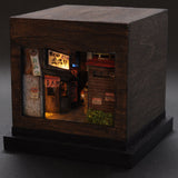 90mm cube miniature "Yumebei Yokocho 3" : Taro painted, Non-scale
