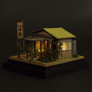 90mm cube miniature "Kushiyaki-dokoro Tsuki-chu" : Taro - painted, Non-scale