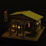 90mm cube miniature "Kushiyaki-dokoro Tsuki-chu" : Taro - painted, Non-scale