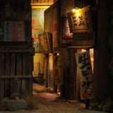 90mm cube miniature "Yumebei Yokocho 4" : Taro painted, Non-scale