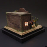 Cubo en miniatura de 90 mm "WESTERN BAR 3" : Taro - pintado, Sin escala