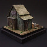 90mm cube miniature "WESTERN BAR 8" : Taro - painted, Non-scale