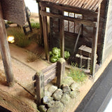90mm cube miniature "WESTERN BAR 9" : Taro - painted, Non-scale