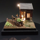 90mm cube miniature "WESTERN BAR 10" : Taro - painted, Non-scale