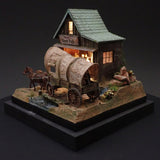 90mm cube miniature "WESTERN BAR 11" : Taro - painted, Non-scale
