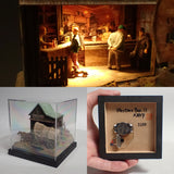 90mm cube miniature "WESTERN BAR 11" : Taro - painted, Non-scale