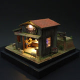 90mm cube miniature "WESTERN BAR 12" : Taro - painted, Non-scale