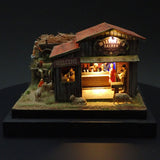 90mm cube miniature "WESTERN BAR 12" : Taro - painted, Non-scale