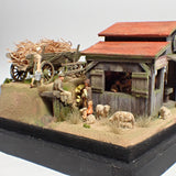 Cubo en miniatura de 90 mm "WESTERN BAR 12" : Taro - pintado, Sin escala