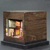 90mm cube miniature "Yumebei Yokocho - Tokumori 3" : Taro - painted, Non-scale