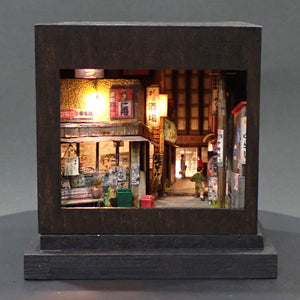 90mm cube miniature "New Yumebei Yokocho" : Taro - painted, Non-scale