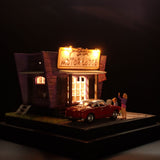 90mm cube miniature "Motor Hotel.4" : Taro - painted, not to scale