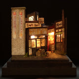 90mm cube miniature "New Nonbei-Yokocho (Drunk Man's Alley) 3" : Taro painted, not to scale 235