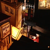 Miniatura de cubo de 90 mm "New Nonbei-Yokocho (Drunk Man's Alley) 3": Taro pintado, sin escala 235
