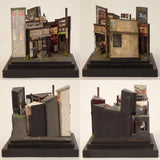 90mm cube miniature "New Nonbei-Yokocho (Drunk Man's Alley) 3" : Taro painted, not to scale 235