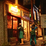 Miniatura cúbica de 90 mm "New Nonbei-Yokocho (Drunk Man's Alley) 4" : Taro pintado, sin escala 236