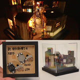 Miniatura cúbica de 90 mm "New Nonbei-Yokocho (Drunk Man's Alley) 4" : Taro pintado, sin escala 236