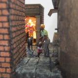 90mm Cube Miniature "New Orleans Alley" : Taro - Modeling work - Non-scale 261
