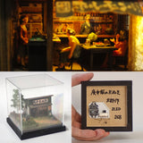 90mm Cube Miniature "Tanuki of Koshinzuka" : Taro - Painted - not to scale