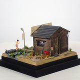 90mm Cube Miniature "Pub Bakudan" : Taro, Diorama art work Non-scale 244