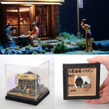 90mm Cube Miniature "Pub Bakudan" : Taro, Diorama art work Non-scale 244