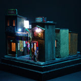 90mm Cube Miniature "Showa Retro Yokocho" : Taro, Diorama art work Non-scale 270