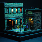 90mm Cube Miniature "New Orleans Street Corner" : Taro, Diorama art work Non-scale 272