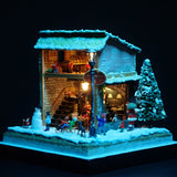 90mm Cube Miniature "A Christmas Carol" : Taro, Diorama art work Non-scale 276