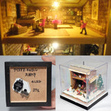 90mm Cube Miniature "A Christmas Carol" : Taro, Diorama art work Non-scale 276