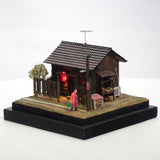 90mm cube miniature "Jubei of Yanaka" : Taro diorama work non-scale 279