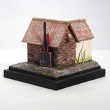 90mm miniature cube "Bakery in the forest" : Taro diorama work non-scale 280
