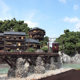 温泉度假村电轨段：山尾博司，彩绘，1:150尺寸