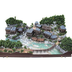 Electric Track Section in Hot Spring Resort: Hiroji Yamao, painted, 1:150 size