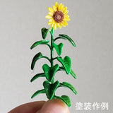Real Green S : Ultrareal24 Plant Expression 3D unpainted kit FLOWER TYPE 1:24 1019