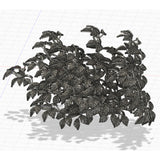 Real Green W : Ultrareal24 Plant Expression 3D unpainted kit, tree leaf type 1:24 1023