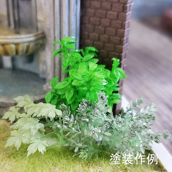 Green Assortment 1 : Ultrareal24 Plant Expression 3D unpainted kit 1:24 1027