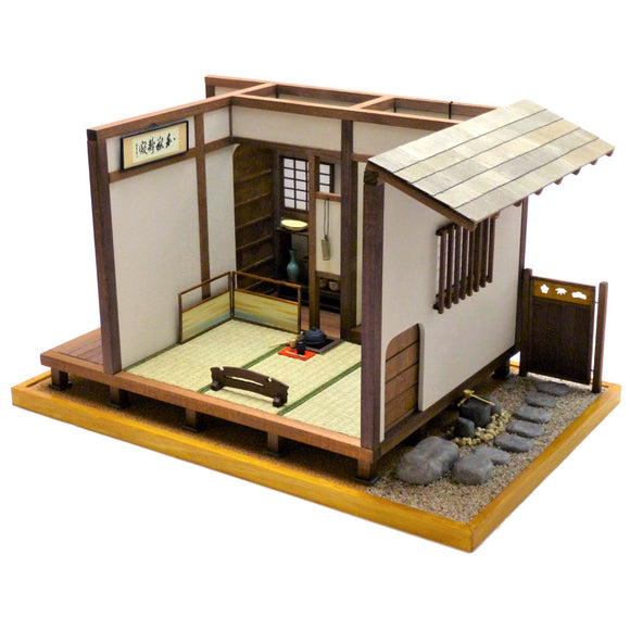 三张榻榻米带罩茶室：松本工艺制作所松本芳彦，彩绘，1:12比例