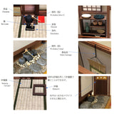 Three tatami mats Tea ceremony room with cover : Matsumoto Craft Works YOSHIHIKO MATSUMOTO, painted, 1:12 scale
