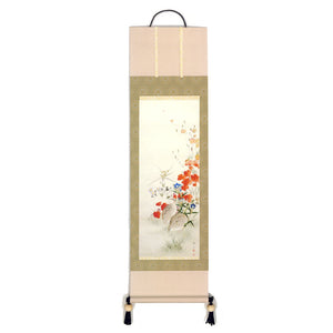 [Modelo] Pergamino colgante "Codornices sobre hierba otoñal" : Matsumoto Craft Works Matsumoto Yoshihiko - Completado escala 1:12 205