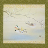 [Model] Hanging scroll "White plum and mandarin duck" : Matsumoto Craft Works Matsumoto Yoshihiko - Completed 1:12 scale 207