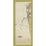 [Model] Hanging scroll "Blue-and-white bird on wild cherry blossoms" : Matsumoto Craft Works Matsumoto Yoshihiko - Completed 1:12 scale 210