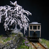 The Scenery I Saw Someday: Old Weeping Cherry Trees and Rocket: Art Stage K tamaño 1:87 prepintado