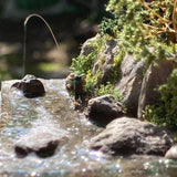 An old man fishing in a mountain stream : Art Stage K 1:150 size pre-painted model