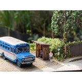 Bus turning point : Art Stage K - painted 1:150 size
