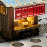 Ramen Stall and Town Factory : Art Stage K - 成品 1:150 尺寸