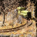 Forest Railway in winter -Mini Layout: Art Stage K Modeling work 1:87 scale HO narrow