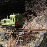 Forest Railway in winter -Mini Layout: Art Stage K Modeling work 1:87 scale HO narrow