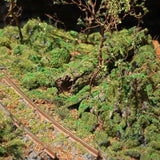 Forest Railway - fresh green and mossy fallen trees : Art Stage K Painted 1:87 scale HO Narrow