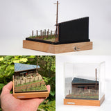 Cool off in the evening : Art Stage K, 1:87 scale HO Narrow display stand art work